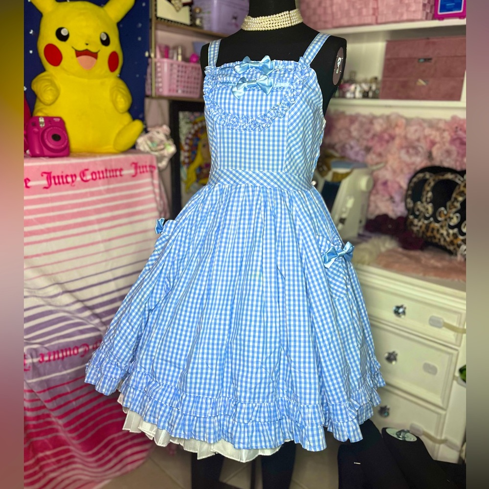 Sold! Baby the Stars shine bright. Gingham JSK